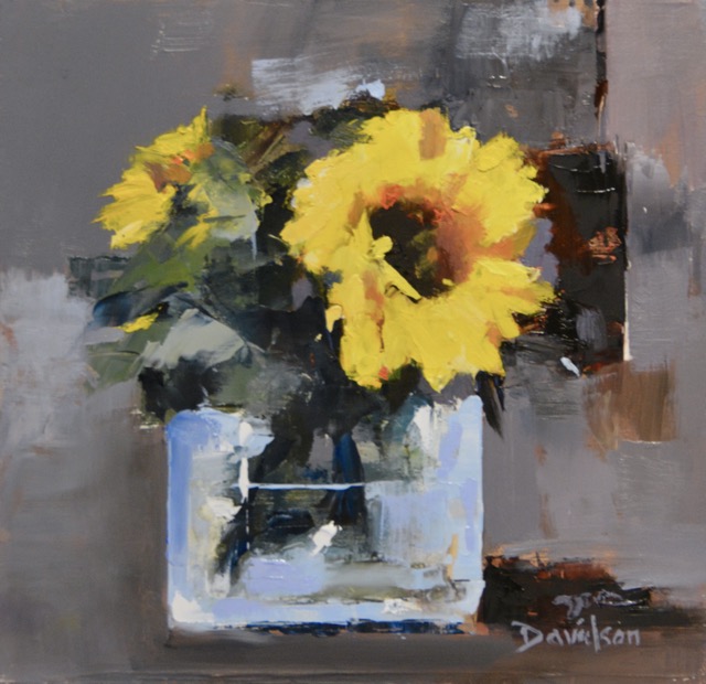 SUNFLOWERS <br>oil : 8