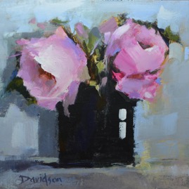 1279 PEONIES  & BLACK VASE.jpeg