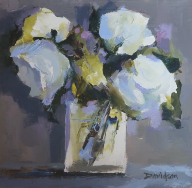 WHITE ROSES <br>oil : 8