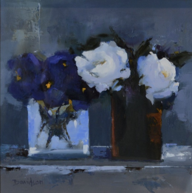 PANSIES & PEONIES <br>oil : 12