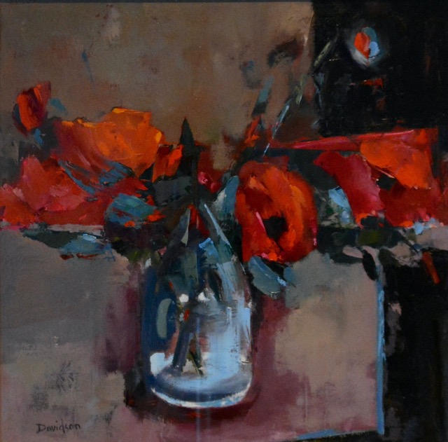 Oriental Poppies<br>oil : 16