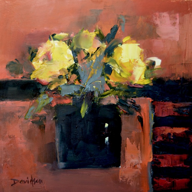 YELLOW ROSES <br>oil : 10